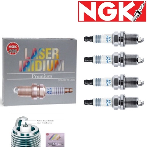 4 pcs NGK Laser Iridium Plug Spark Plugs 1994-2001 Acura Integra B18C5 1.8L L4