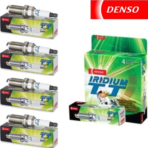 4 pc Denso Iridium TT Spark Plugs for 2010-2014 Hyundai Genesis Coupe 2.0L L4