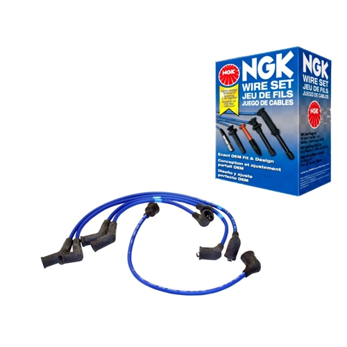 Genuine NGK Ignition Wire Set For 1973 SUBARU DELUXE H4-1.4L Engine
