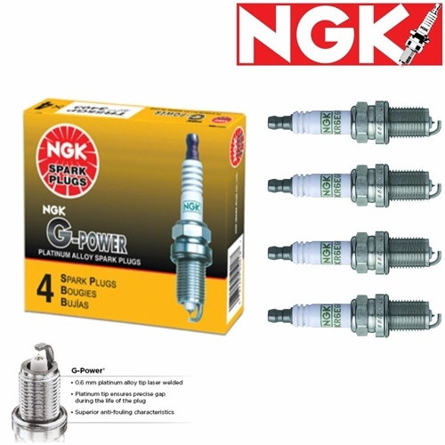 4 X NGK G-Power Plug Spark Plugs 1990-1991 Chevrolet Beretta 2.3L L4 Kit Set