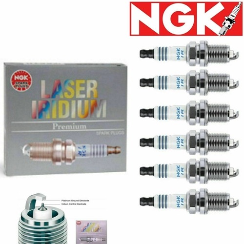 6 X NGK Laser Iridium Plug Spark Plugs 1994-1996 Chevrolet Beretta 3.1L V6 Kit