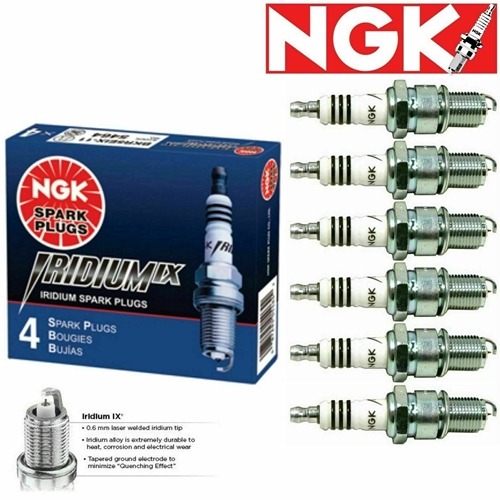 6 X NGK Iridium IX Plug Spark Plugs 2001-2004 Chevrolet Tracker 2.5L V6 Kit