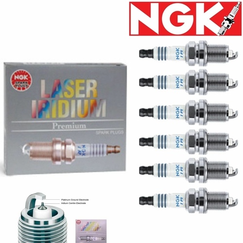 6 X NGK Laser Iridium Plug Spark Plugs 2003 Mitsubishi Eclipse Spyder GTS